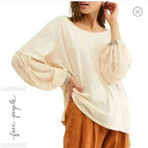 Free People Jade long sleeve top